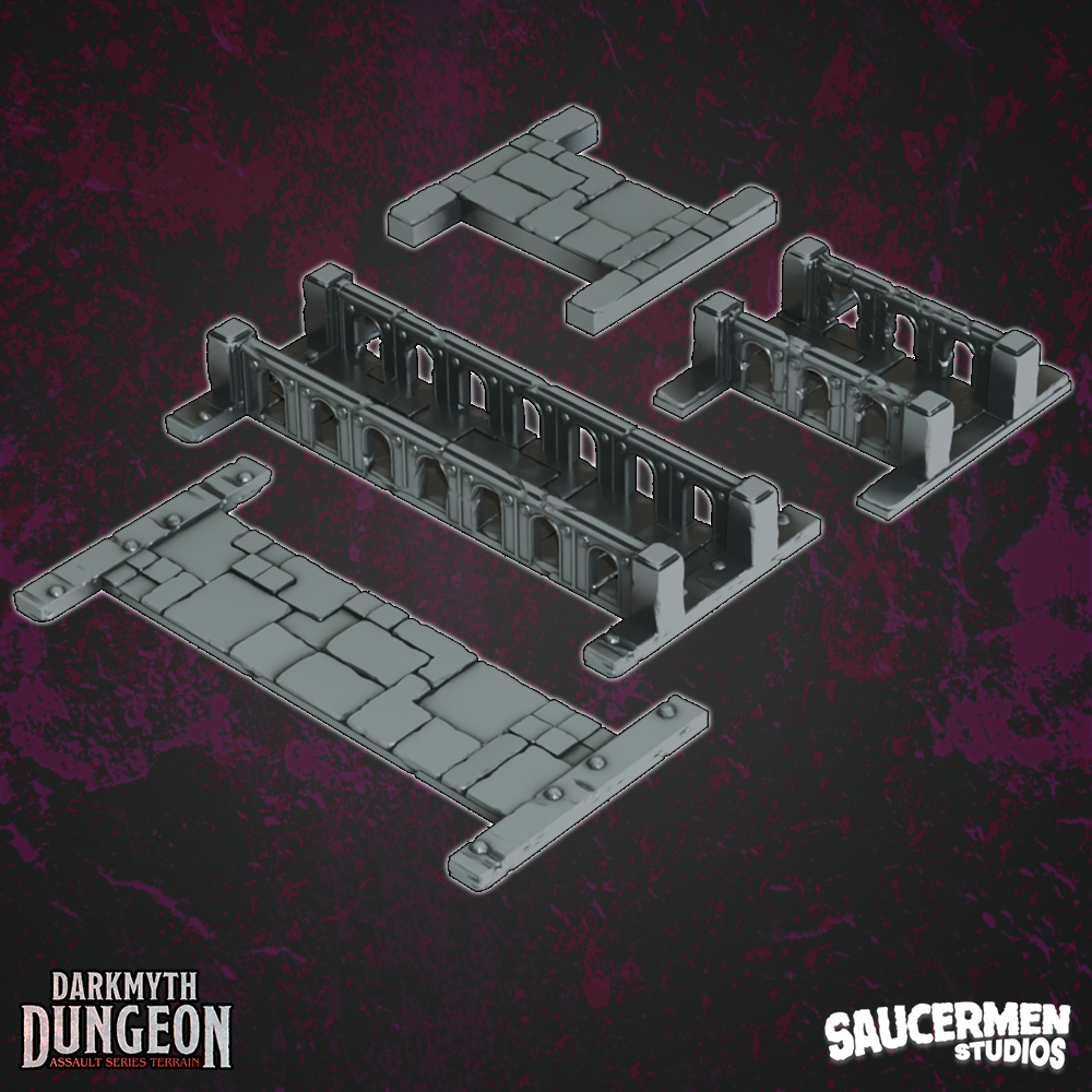 DarkMyth Dungeon - Bridges & Gantries